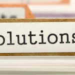 Solutions Concept on File Label.